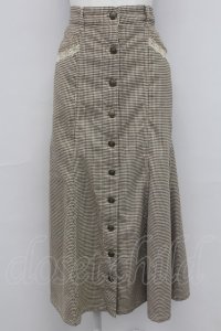 axes femme / センターボタンマーメイドスカート M ベージュ T-25-10-17-022-AX-PA-SA-ZT344