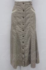 画像1: 【SALE】axes femme / センターボタンマーメイドスカート M ベージュ T-25-10-17-022-AX-PA-SA-ZT344 (1)