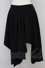画像1: 【SALE】PRESENCE! / アシンメトリースカート  ブラック T-25-10-17-023-PU-JA-SA-ZT344 (1)