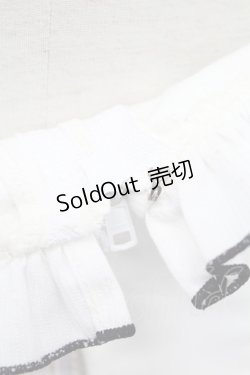 画像8: ATELIER PIERROT / コルセットスカート  白Ｘ黒 T-25-10-17-025-EL-SK-SA-ZT347