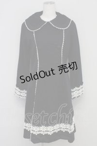 Heart E / ダブルボタンコート  黒Ｘ白 T-25-10-17-029-LO-CO-SA-ZT-C046