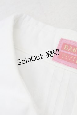 画像8: BABY,THE STARS SHINE BRIGHT / ローズレースの後ろピンタックブラウス  白 T-25-10-17-006-BA-BL-SA-ZT265
