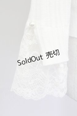 画像4: axes femme / ロゴ刺繍入オフショルニット  シロ T-25-10-17-007-AX-TO-SA-ZT265