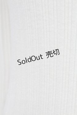 画像5: axes femme / ロゴ刺繍入オフショルニット  シロ T-25-10-17-007-AX-TO-SA-ZT265