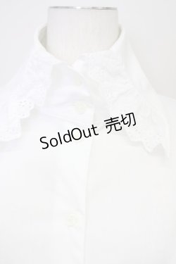 画像4: MIHO MATSUDA / 立ち襟ブラウス  白 T-25-10-17-002-GO-BL-SA-ZT265