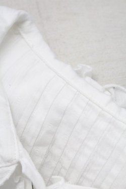 画像7: metamorphose / ピンタックシャツワンピース  白 T-25-10-17-012-ME-OP-SA-ZT252