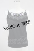 axes femme / ガーデンキャミ  黒 T-25-10-19-020-AX-TO-SA-ZT