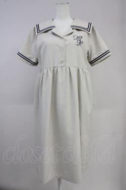 画像1: MILK / Sailorシャツワンピース  ベージュ T-25-10-19-026-ML-OP-SA-ZT