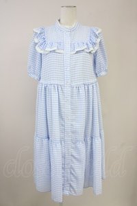 Emily Temple cute / Tinyワンピース M サックス T-25-10-19-028-ET-OP-SA-ZI