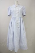 MILK / Moon light dress  サックス T-25-10-19-029-ML-OP-SA-ZT
