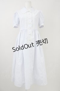 MILK / Moon light dress  サックス T-25-10-19-029-ML-OP-SA-ZI