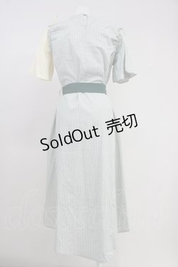 画像2: axes femme / ダブルストライプワンピース  イエロー T-25-10-19-033-AX-OP-SA-ZI