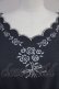 画像3: axes femme / 胸元刺繍サロペット  グレー T-25-10-19-039-AX-OP-SA-ZT (3)