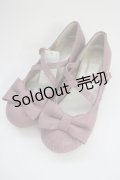 axes femme kawaii / クロスベルトリボンパンプス L ピンク T-25-10-19-048-AX-SH-SA-ZI