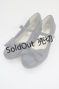 axes femme kawaii / ローヒールリボンパンプス L ネイビー T-25-10-19-049-AX-SH-SA-ZT