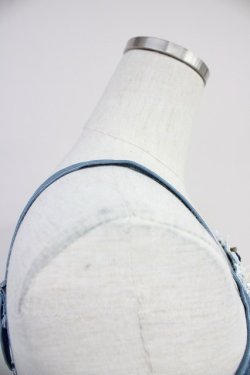 画像4: axes femme / フラワーレース巻き薔薇キャミトップス  サックスＸ白 T-25-10-19-011-AX-TO-SA-ZT