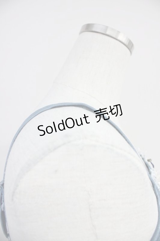 画像4: axes femme / フラワーレース巻き薔薇キャミトップス  サックスＸ白 T-25-10-19-011-AX-TO-SA-ZI (4)