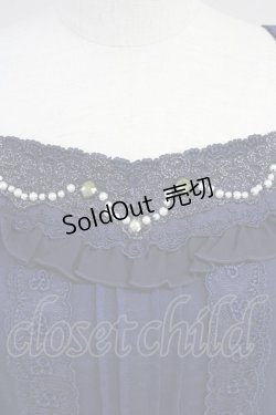 画像3: axes femme / ストーンパール配色キャミソール  ネイビー T-25-10-19-016-AX-TO-SA-ZI