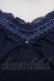 画像3: axes femme / レース重ねインナープルオーバー  ネイビー T-25-10-19-017-AX-TO-SA-ZT