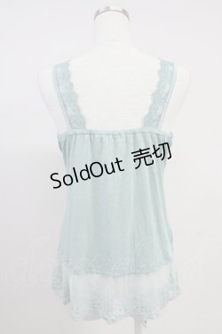 画像2: axes femme / Vレースお花ロングタンク M グリーン T-25-10-19-002-AX-TO-SA-ZT