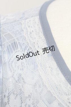 画像6: OZZ ANGELO / 天使窓風プリント半袖チュニック  青 T-25-10-24-021-OO-TO-SA-ZT410