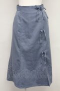 axes femme POETIQUE / スリットデザインタイトスカート M ブルー T-25-10-24-028-AX-SK-SA-ZT