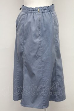 画像2: axes femme POETIQUE / スリットデザインタイトスカート M ブルー T-25-10-24-028-AX-SK-SA-ZT