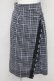 画像1: axes femme / サイドプリーツナロースカート  グレー T-25-10-24-029-AX-SK-SA-ZT (1)