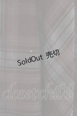 画像5: axes femme / ベルト付チェック柄ロングスカート  ワイン T-25-10-24-030-AX-SK-SA-ZT