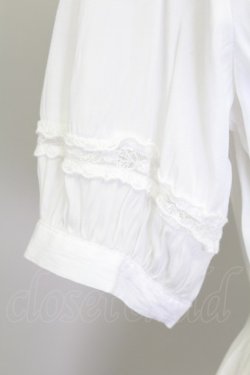 画像3: axes femme / チャイナボタン×刺繍チュニ M シロ T-25-10-24-004-AX-OP-SA-ZT