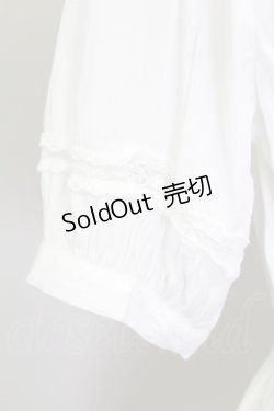 画像3: axes femme / チャイナボタン×刺繍チュニ M シロ T-25-10-24-004-AX-OP-SA-ZT389