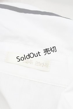 画像4: Blue rouge / ライン襟半袖ブラウス  白Ｘ黒 T-25-10-24-001-CA-BL-SA-ZT389