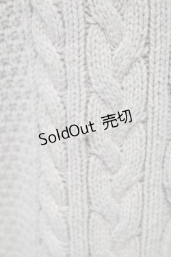 画像4: axes femme POETIQUE / 編み上げデザインニット M ピンク T-25-10-24-009-AX-TO-SA-ZT410