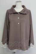 axes femme / ダンボールニットケープ  モカ T-25-10-24-010-AX-TO-SA-ZT