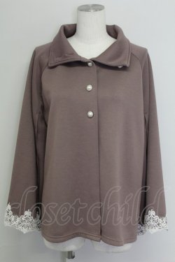 画像1: axes femme / ダンボールニットケープ  モカ T-25-10-24-010-AX-TO-SA-ZT