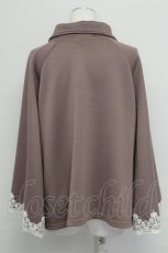 画像2: 【SALE】axes femme / ダンボールニットケープ  モカ T-25-10-24-010-AX-TO-SA-ZT410 (2)