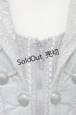 画像5: OZZ ANGELO / ナポレオン風ダブルZIPジャケット  グリーン T-25-10-24-012-OO-JA-SA-ZT410