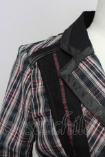 画像3: Ozz Croce / エンブレムチェックショートジャケット  ネイビーＸ赤チェック T-25-10-24-015-OO-JA-SA-ZT410 (3)