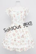 Angelic Pretty / フラワーブーケワンピース  サックス T-25-10-24-017-AP-OP-SA-ZT