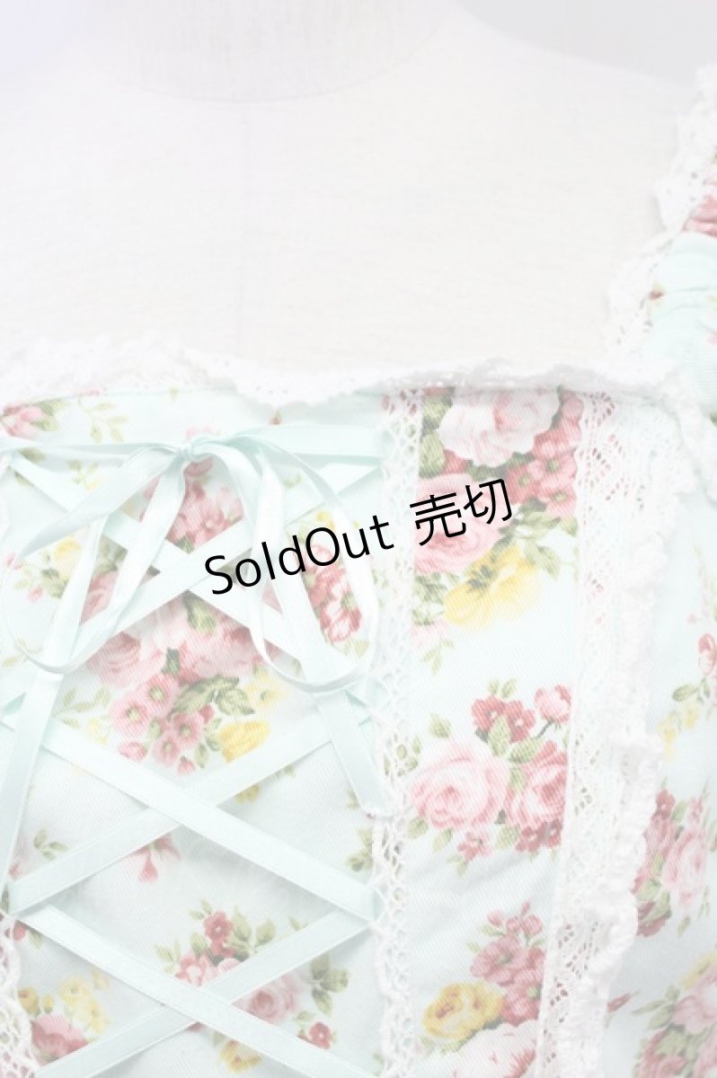 画像4: Angelic Pretty / フラワーブーケワンピース  サックス T-25-10-24-017-AP-OP-SA-ZT (4)