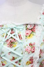 画像4: Angelic Pretty / フラワーブーケワンピース  サックス T-25-10-24-017-AP-OP-SA-ZT (4)