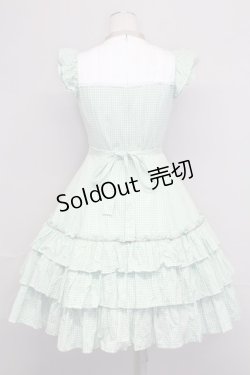 画像2: Victorian maiden / ドロシードールワンピース  ミントチェック T-25-10-24-019-CL-OP-SA-ZT
