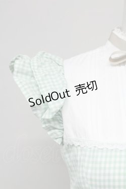 画像3: Victorian maiden / ドロシードールワンピース  ミントチェック T-25-10-24-019-CL-OP-SA-ZT