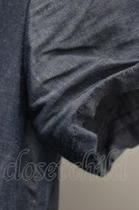 画像7: Jane Marple / 三角ヨークワンピース  青Ｘ白 T-25-10-25-018-JM-OP-SA-ZT423 (7)