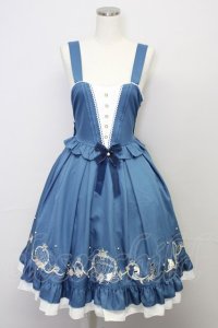 Amavel / Princesse Sireneジャンパースカート  ブルー T-25-10-25-021-CA-OP-SA-ZT435