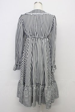 画像2: FLC / 星名桜子/ギンガムチェックワンピース S 黒 T-25-10-25-025-LO-OP-SA-ZT