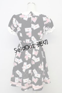 画像2: Ank Rouge / レターptワンピース  黒 T-25-10-25-027-CA-OP-SA-ZT428