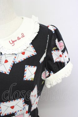 画像3: Ank Rouge / レターptワンピース  黒 T-25-10-25-027-CA-OP-SA-ZT
