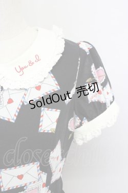 画像3: Ank Rouge / レターptワンピース  黒 T-25-10-25-027-CA-OP-SA-ZT428