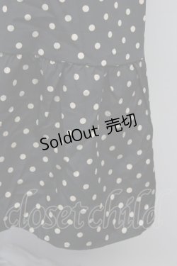画像5: 【SALE】m petit by misako / 梨地水玉半袖ワンピース L 黒 T-25-10-25-030-LO-OP-SA-ZT429